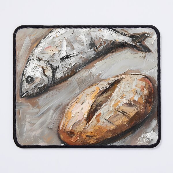 Item preview, Bread and Fish: Symbols of Provision designed and sold by LivingArtClips.