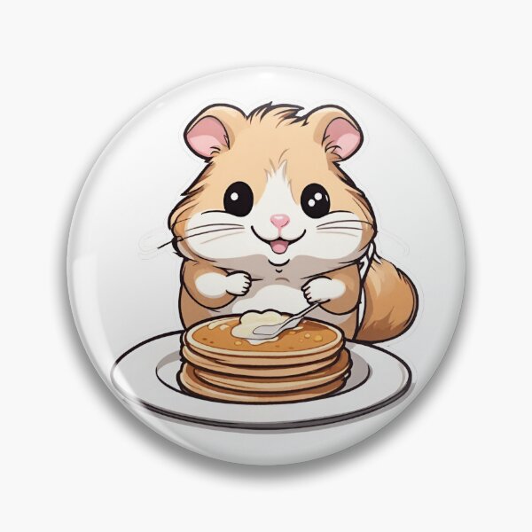 Item preview, Pancake-Loving Hamster designed and sold by NuyaPrints.