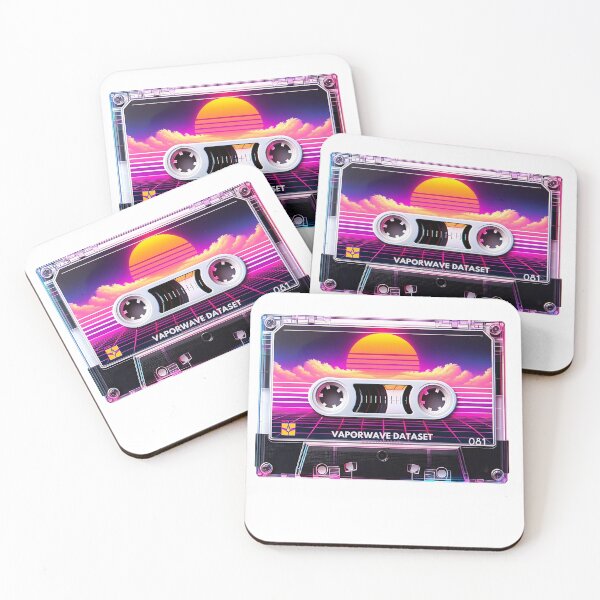 Item preview, Vaporwave Dataset Cassette Tape designed and sold by FrostyTreats.