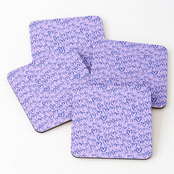 Item preview, Purple Sketch Hearts and Love Pattern designed and sold by Pink Lemon.