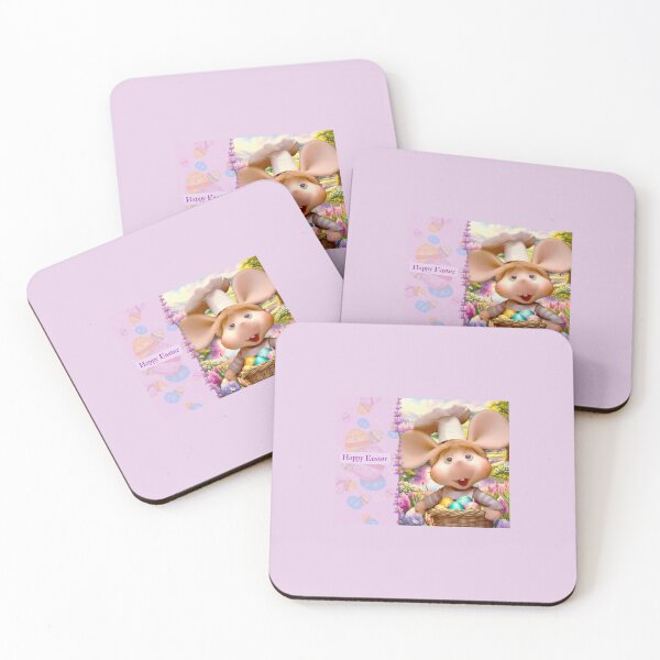 Item preview, Topo Gigio with Spring Flowers and Easter Eggs designed and sold by DreamyEscapism.