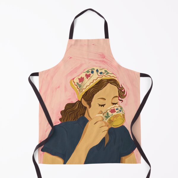Item preview, Pretty Afternoon Tea - Illustration Pink BG designed and sold by Pilar Bidó.