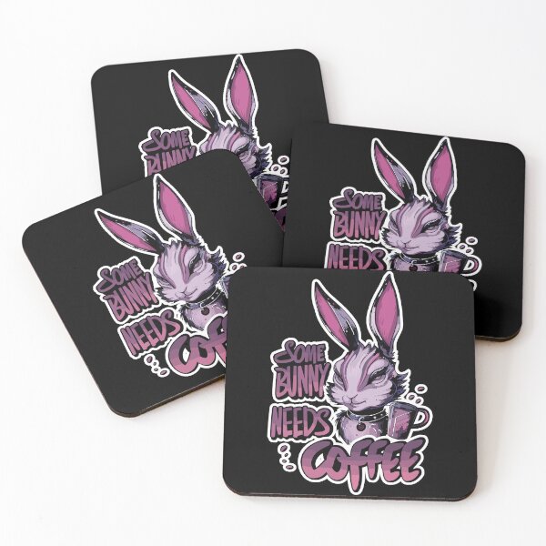 Item preview, Some Bunny Needs Coffee Funny Gift designed and sold by Quirky Shirts.