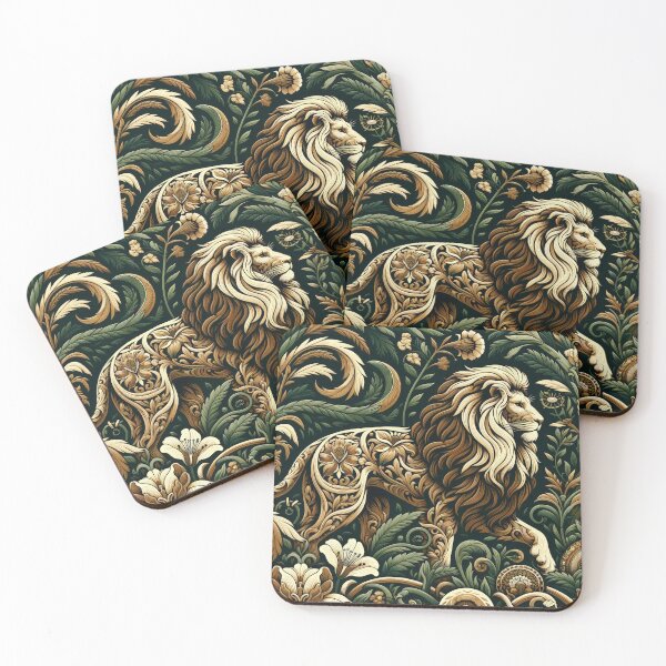 Item preview, Lion walking through the jungle  designed and sold by Mari67-Ink.