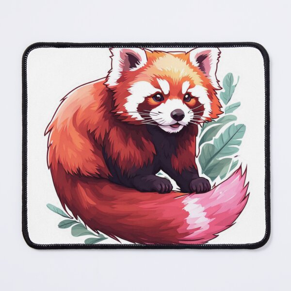 Item preview, red panda red panda stiker with body designed and sold by zozquert.