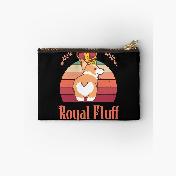 Item preview, FUNNY VINTAGE SUNSET ROYAL FLUFF CUTE CORGI BUTT  designed and sold by FlutteringWings.
