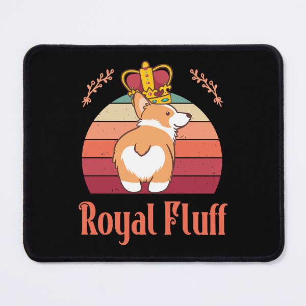 Item preview, FUNNY VINTAGE SUNSET ROYAL FLUFF CUTE CORGI BUTT  designed and sold by FlutteringWings.
