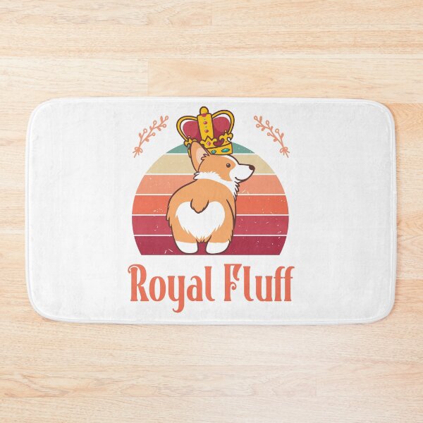 Item preview, FUNNY VINTAGE SUNSET ROYAL FLUFF CUTE CORGI BUTT  designed and sold by FlutteringWings.