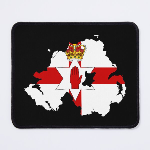 Item preview, Flag Map of Northern Ireland designed and sold by Seorai.