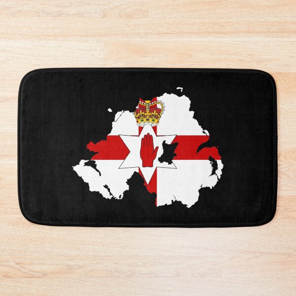Item preview, Flag Map of Northern Ireland designed and sold by Seorai.