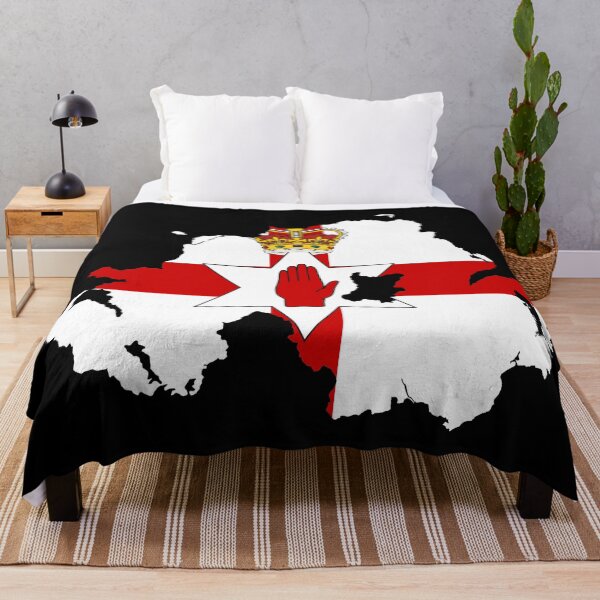 Item preview, Flag Map of Northern Ireland designed and sold by Seorai.