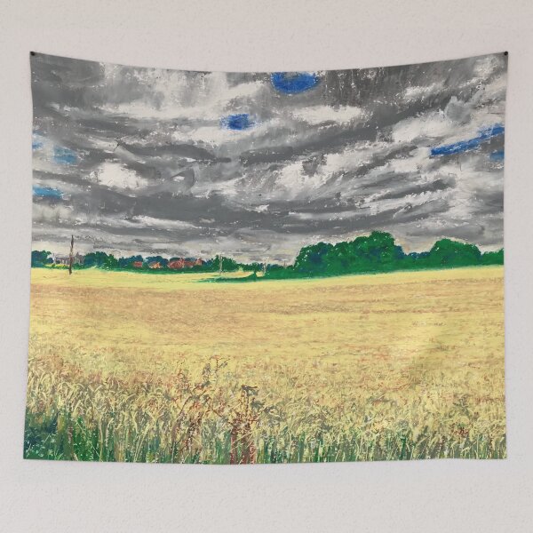 Item preview, Gathering Clouds Over the Golden Corn designed and sold by Catherine Holland.