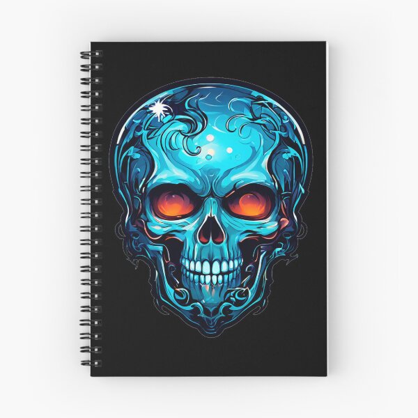 Item preview, Abstract blue skull designed and sold by Sopilka.