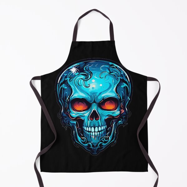 Item preview, Abstract blue skull designed and sold by Sopilka.