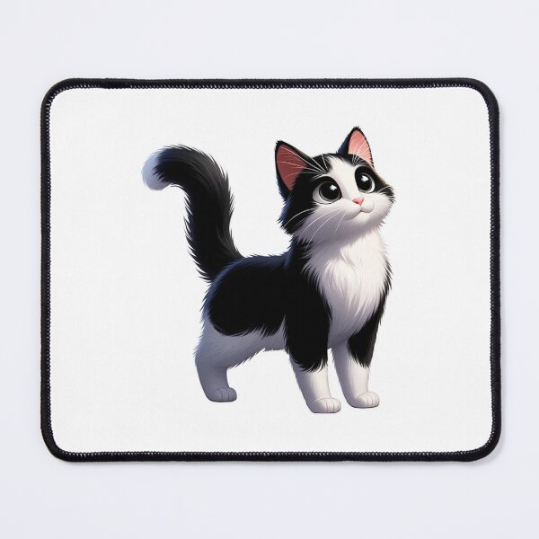 Item preview, Tripawd Cat Tripod Pet Black and White Kitty designed and sold by CritterManiaUK.
