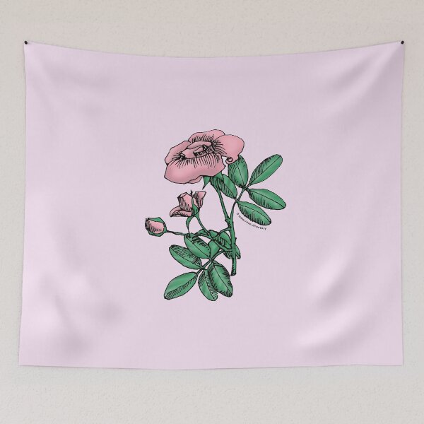 Item preview, Light Pink High-Centered Rose Bloom Single 1-7 Petals Almost Flat designed and sold by Rachael Taylor.