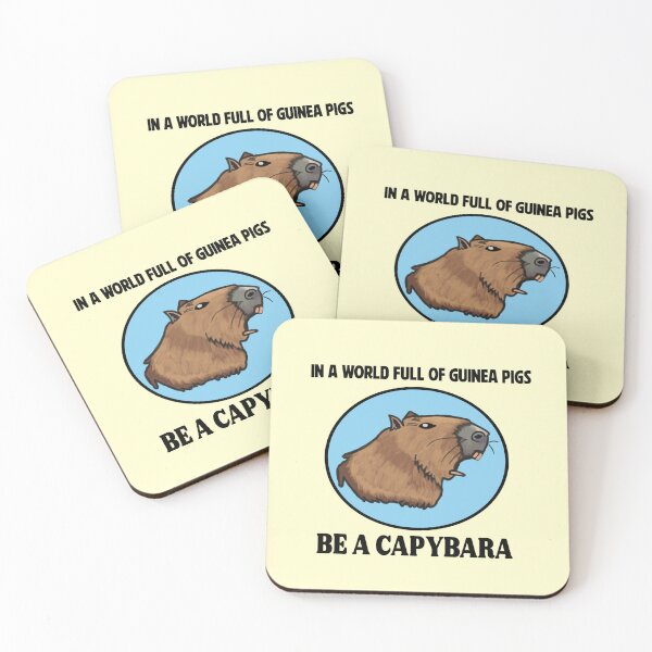 Item preview, Cute Funny Be A Capybara designed and sold by Bored Imagination .