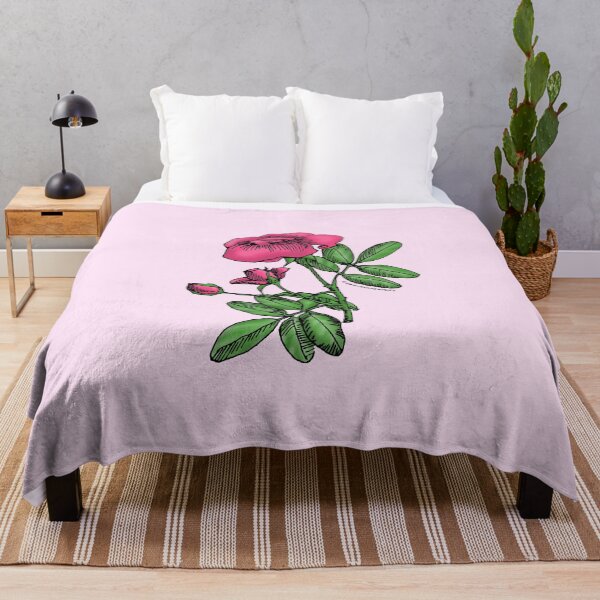 Item preview, Mid Pink High-Centered Rose Bloom Single 1-7 Petals Almost Flat designed and sold by Rachael Taylor.