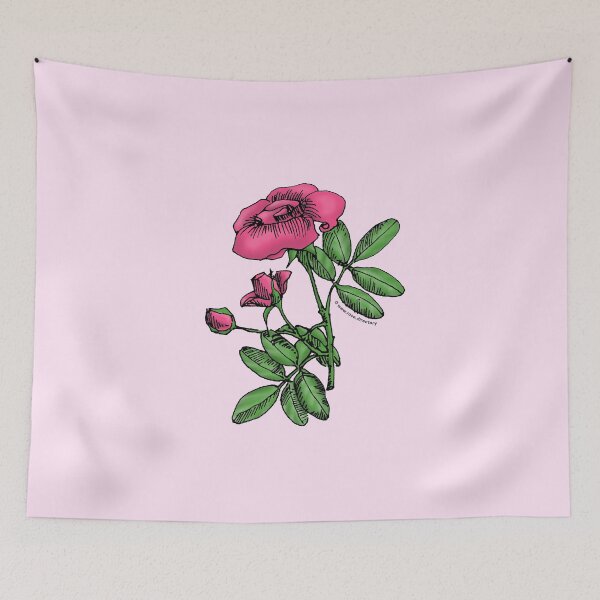 Item preview, Mid Pink High-Centered Rose Bloom Single 1-7 Petals Almost Flat designed and sold by Rachael Taylor.