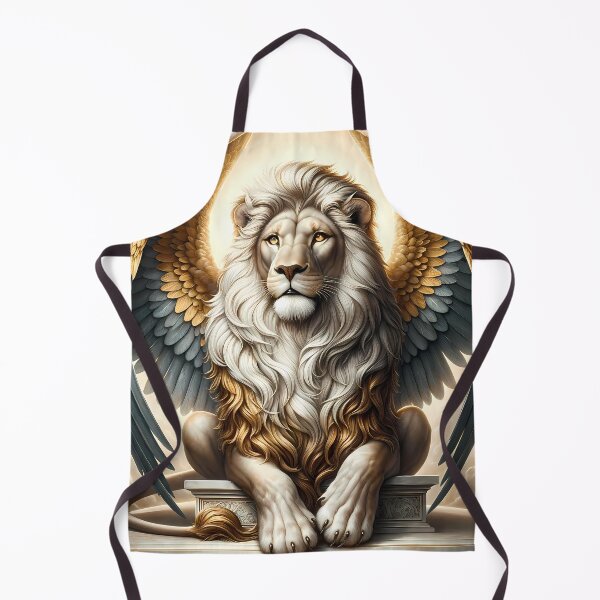 Item preview, Regal Winged Lion: Symbol of Divine Wisdom designed and sold by LivingArtClips.