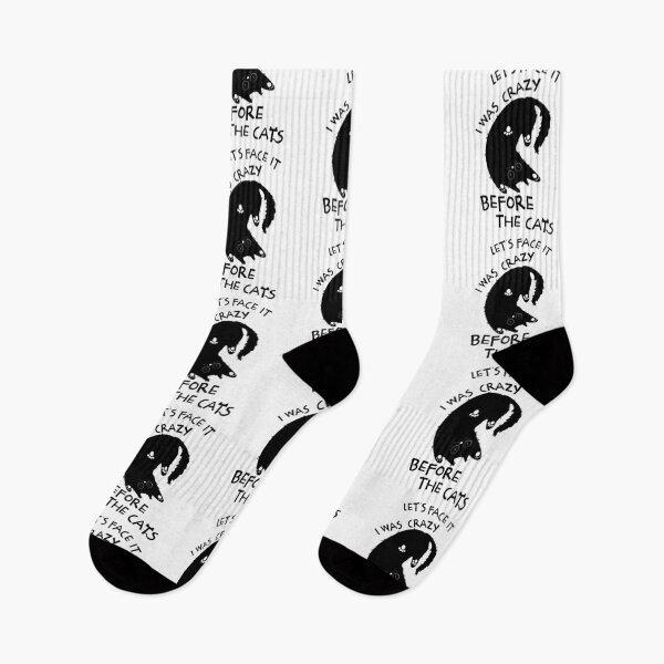 Item preview, Let's Face It I Was Crazy Before The Cats Funny Cats Lovers designed and sold by AnxiousVariance.