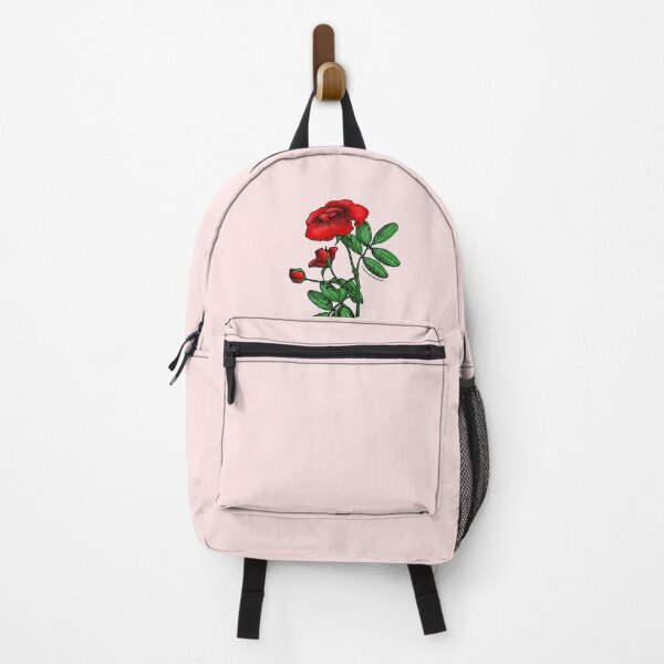 Item preview, Bright Red High-Centered Rose Bloom Single 1-7 Petals Almost Flat designed and sold by Rachael Taylor.