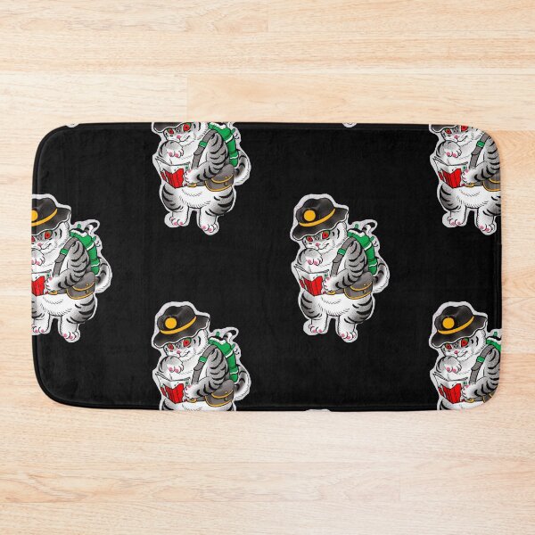Item preview, adventurous cat with backpack designed and sold by vonkeo.