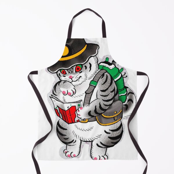 Item preview, adventurous cat with backpack designed and sold by vonkeo.