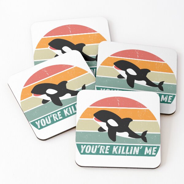 Item preview, You're Killin' Me Retro Orca designed and sold by Kay Saunders.