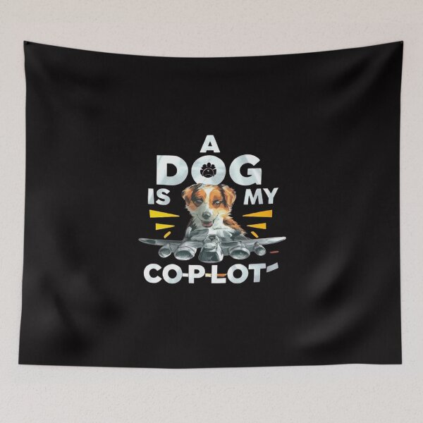 Item preview,   A dog is my copilot ,Dog lover ,gift idea  designed and sold by masteryStore.