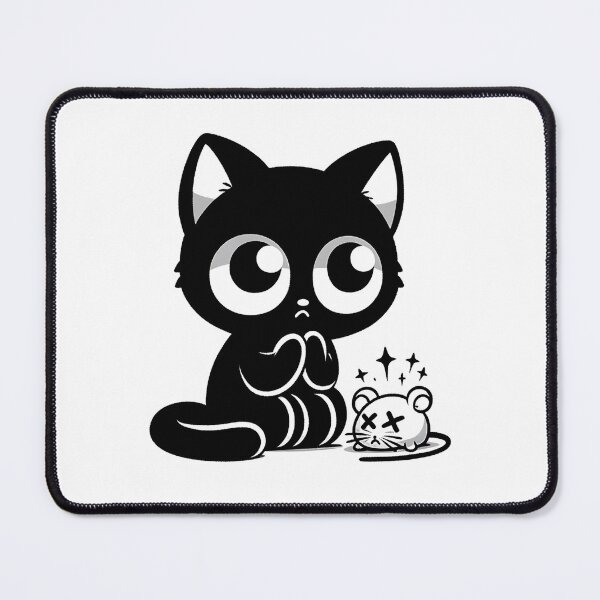 Item preview, Black Cat's Mouse Mishap designed and sold by FunPussyHouse.