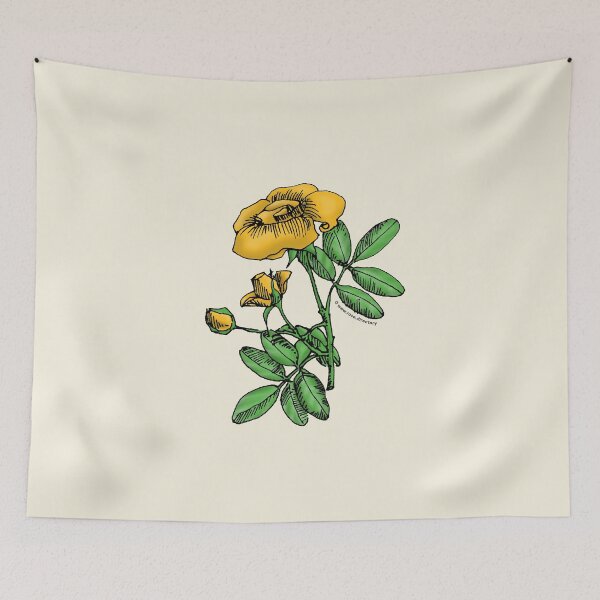 Item preview, Yellow High-Centered Rose Bloom Single 1-7 Petals Almost Flat designed and sold by Rachael Taylor.