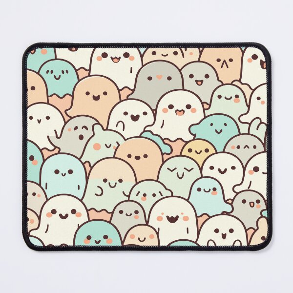 Item preview, Ghostly Gathering: Cute Specter Squad spooky pattern designed and sold by toobel.
