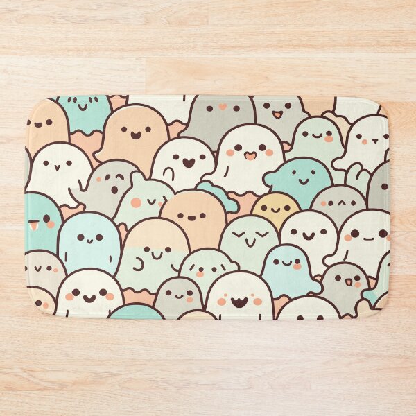 Item preview, Ghostly Gathering: Cute Specter Squad spooky pattern designed and sold by toobel.