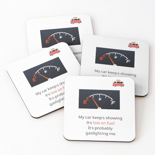 Item preview, Empty Promises: This Gas Gauge is on Thin Ice (and Low on Fuel) designed and sold by clecticuk.