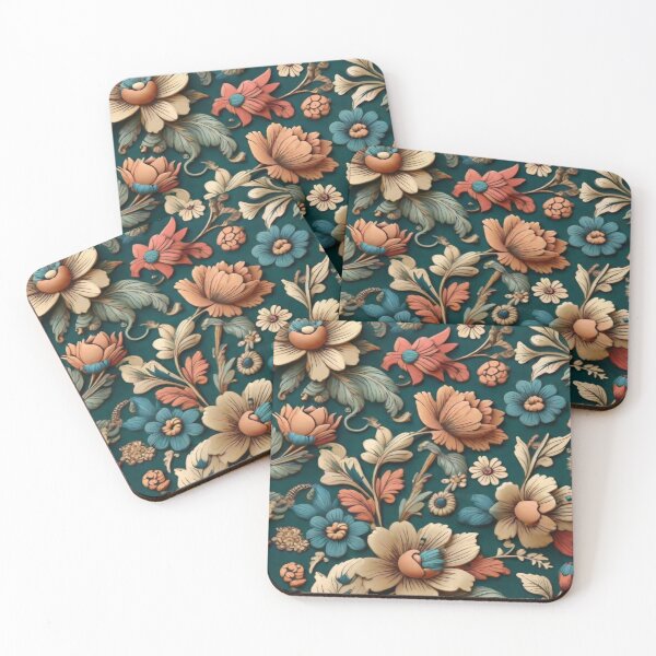 Item preview, Vintage Boho Flowers Pattern. designed and sold by SuraSu.