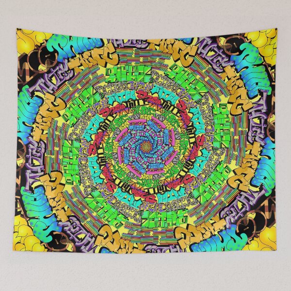 Item preview, Graffiti Letters Mandala designed and sold by thicc216.
