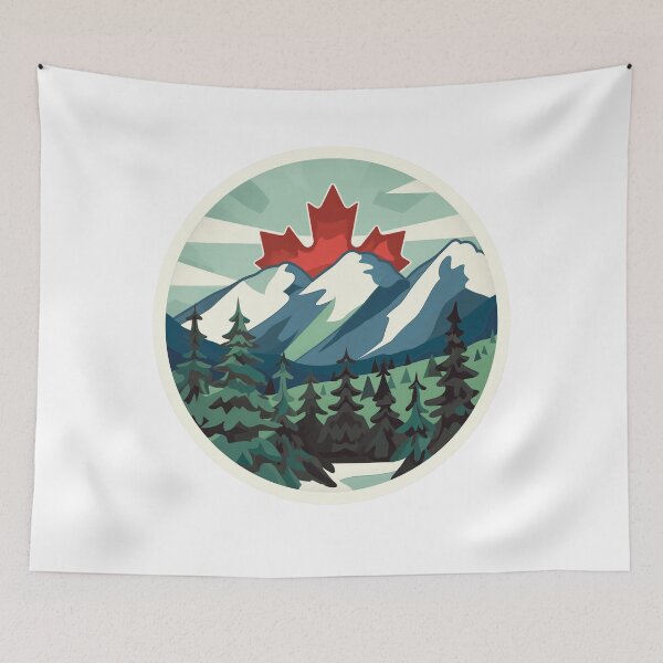 Item preview, Canadian Mountain Scene Design designed and sold by YegMark.