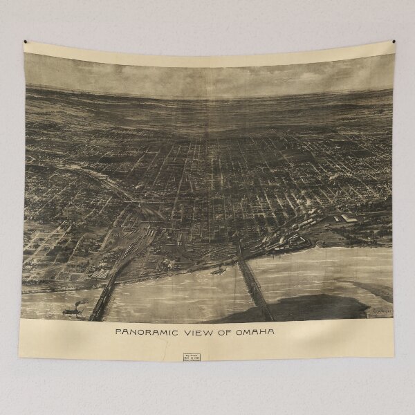 Item preview, Omaha, Nebraska (1905) designed and sold by allhistory.