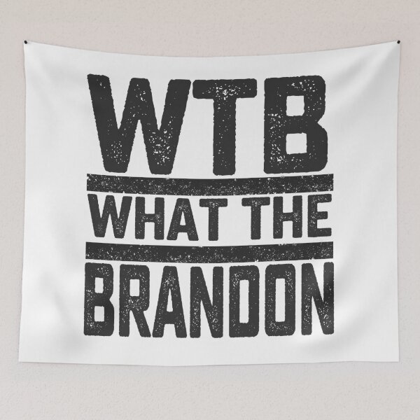 Item preview, WTB WHAT THE BRANDON - BLACK designed and sold by RightofCenter.