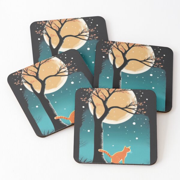 Item preview, Cat in the Twilight Garden designed and sold by agaksiazek.