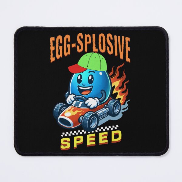 Item preview, Egg-Splosive Speed Funny Cute Easter Egg Racing Race Car Easteregg Racer designed and sold by CarantinedChaos.
