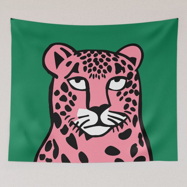 Item preview, PINK CHEETAH STARE designed and sold by rangwaali.