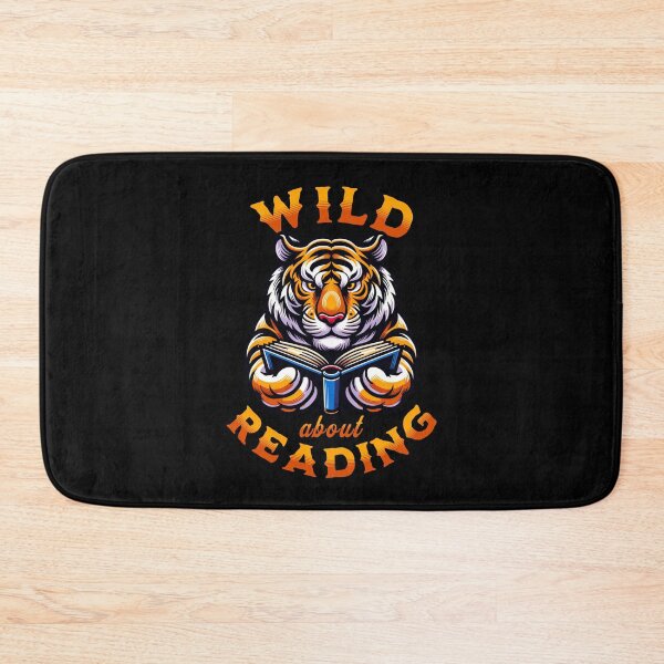 Item preview, Wild About Reading - Tiger With A Book designed and sold by SeledineArt.
