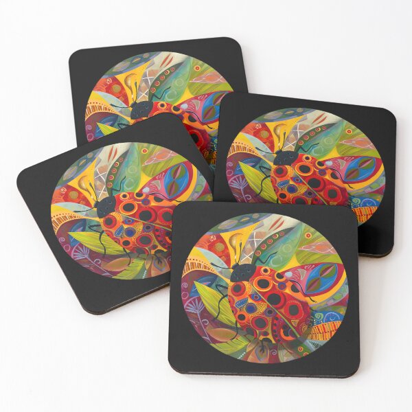 Item preview, Whimsical Geometry: Ladybug's Artistry designed and sold by AI-Only Creations.