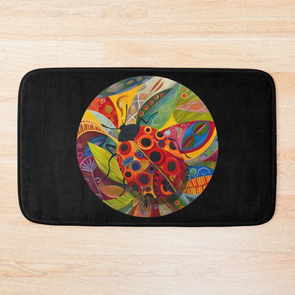 Item preview, Whimsical Geometry: Ladybug's Artistry designed and sold by AI-Only Creations.