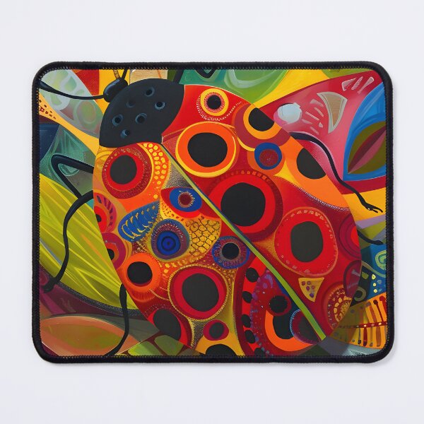 Item preview, Whimsical Geometry: Ladybug's Artistry designed and sold by AI-Only Creations.