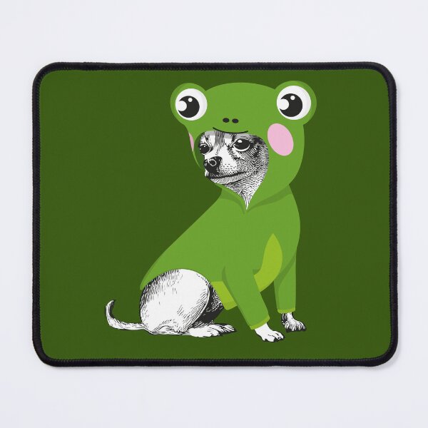 Item preview, Funny chihuahua dressed as frog designed and sold by WalkWiseDesign.