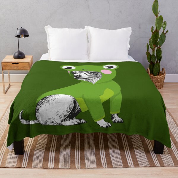 Item preview, Funny chihuahua dressed as frog designed and sold by WalkWiseDesign.
