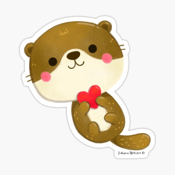 Item preview, Kawaii Otter designed and sold by julianamotzko.